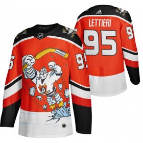 Herren Eishockey Anaheim Ducks Trikot Vinni Lettieri 95 2020-21 Reverse Retro Ausweich Authentic